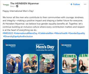 Myanmar International Men’s Day 2025