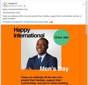 Sierra Leone International Men’s Day 2025